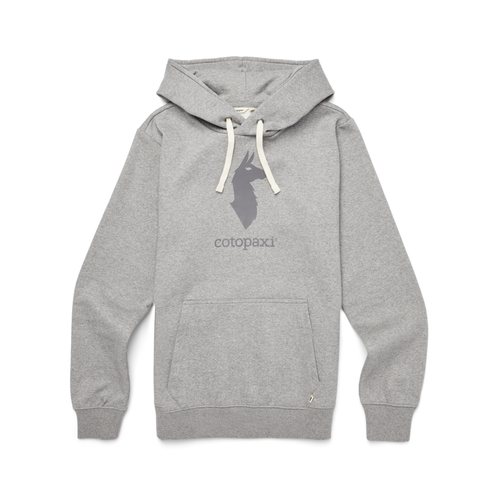Cotopaxi Llama Pullover Hoodie - Men's, Heather Grey, Detail