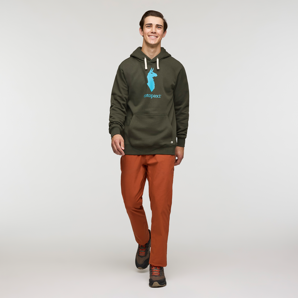 Cotopaxi Llama Pullover Hoodie - Men's, Woods, Model Kellan