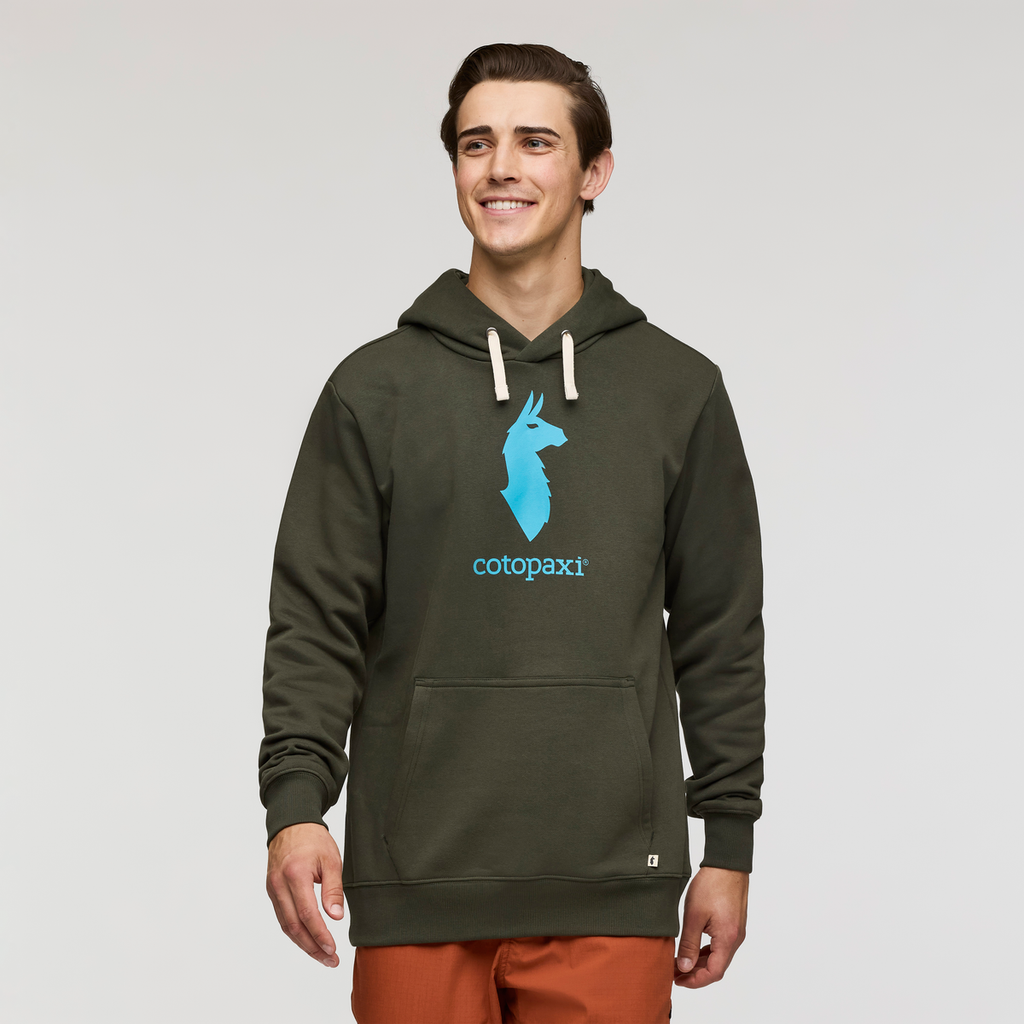 Cotopaxi Llama Pullover Hoodie - Men's, Woods, Model Kellan