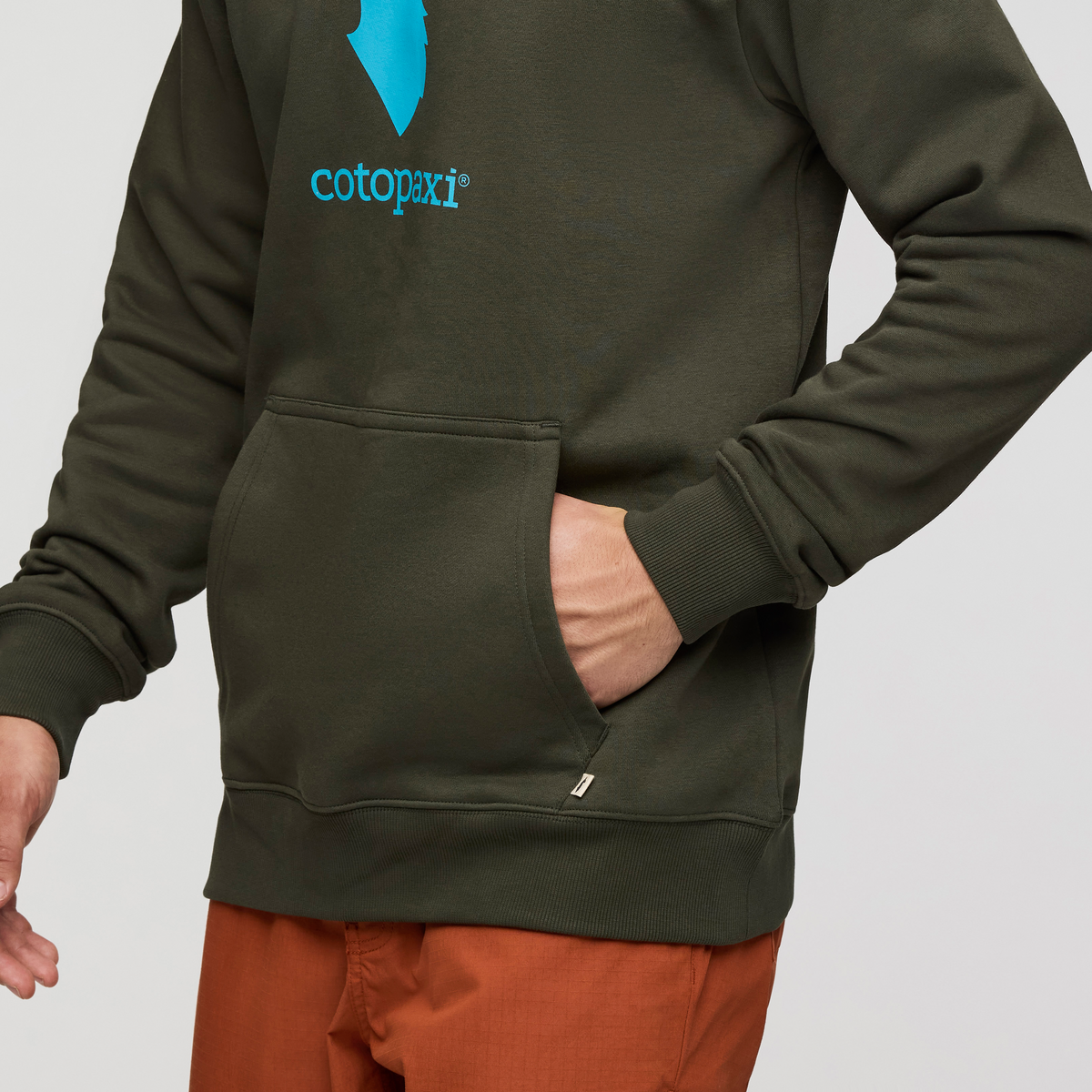 Cotopaxi Llama Pullover Hoodie - Men's, Woods, Model Kellan
