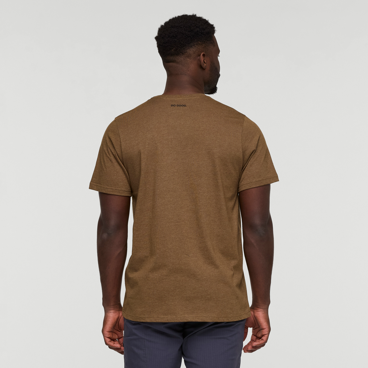 Cotopaxi Llama T-Shirt - Men's, Live Oak, Model Kirk