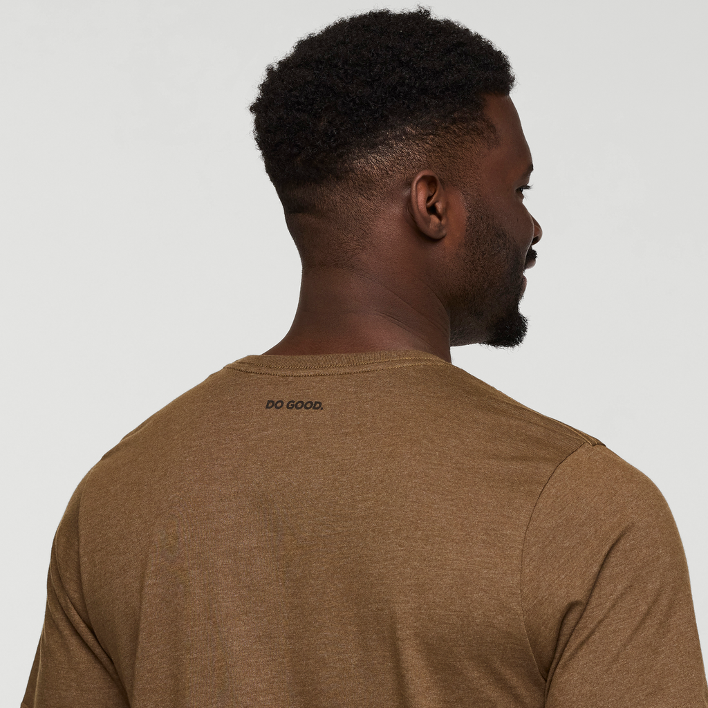 Cotopaxi Llama T-Shirt - Men's, Live Oak, Model Kirk