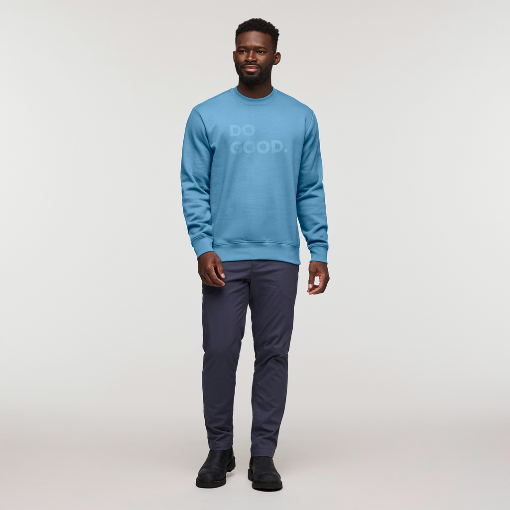 Do Good Crew Sweatshirt - Men's, Lake, Model Kirk