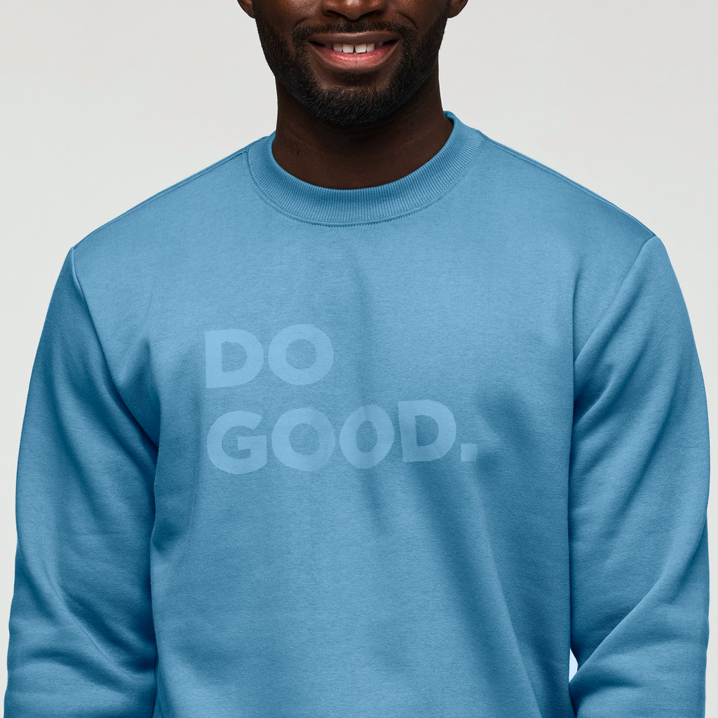 Do Good Crew Sweatshirt - Men's, Lake, Model Kirk