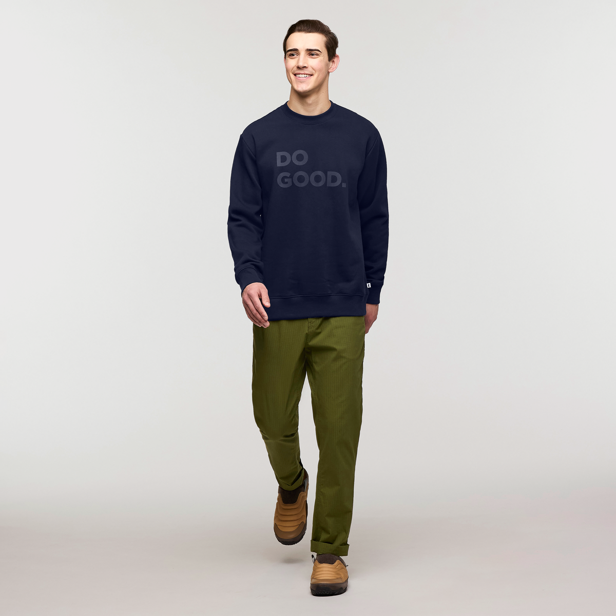 Do Good Crew Sweatshirt - Men's, Maritime, Model Kellan