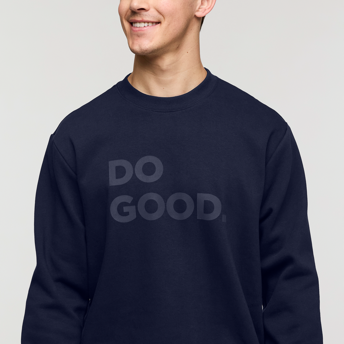 Do Good Crew Sweatshirt - Men's, Maritime, Model Kellan