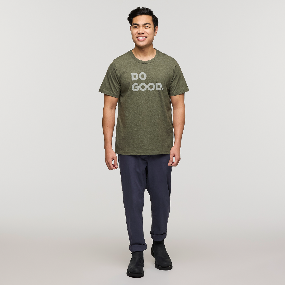 Do Good T-Shirt - Men's, Fatigue, Model Justin