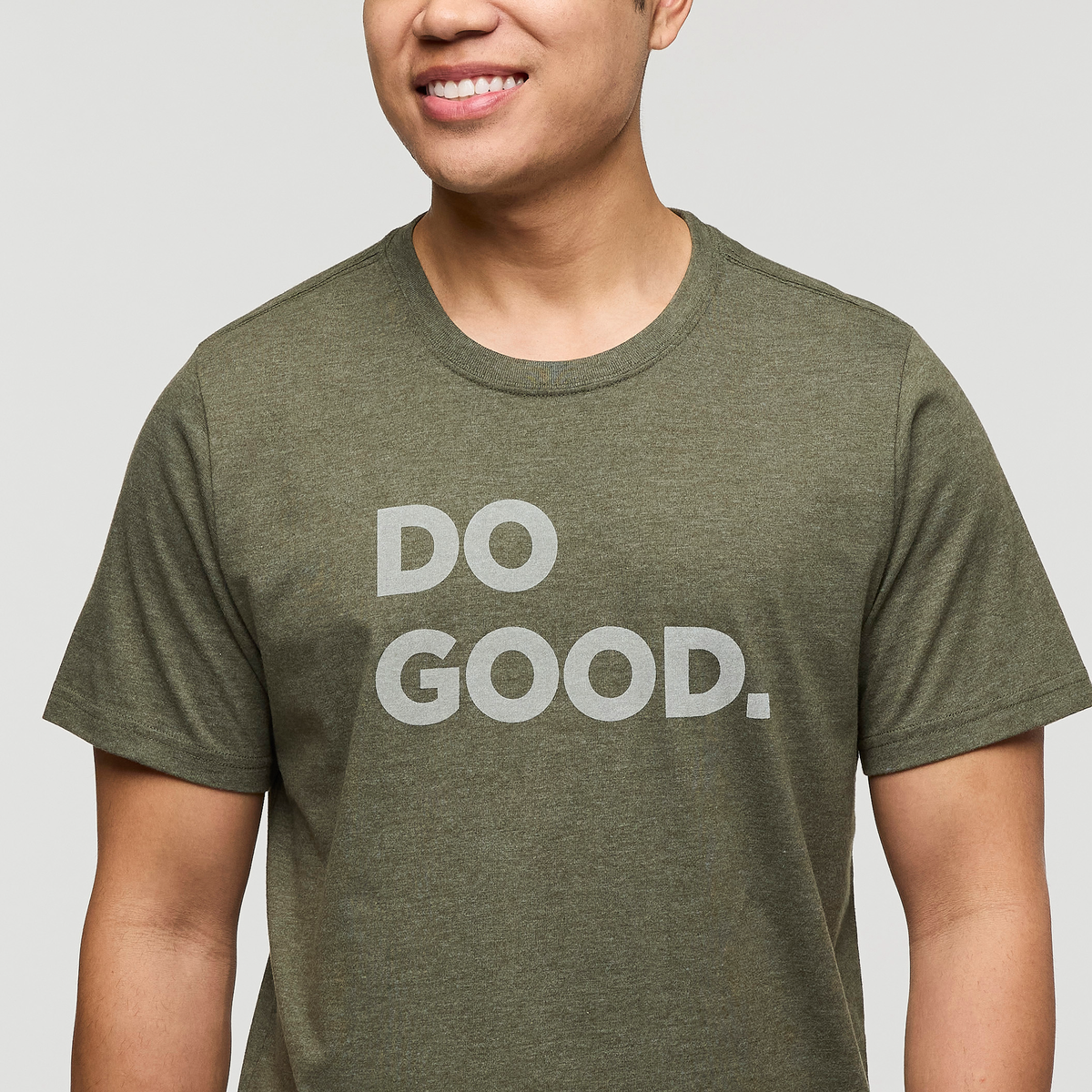 Do Good T-Shirt - Men's, Fatigue, Model Justin