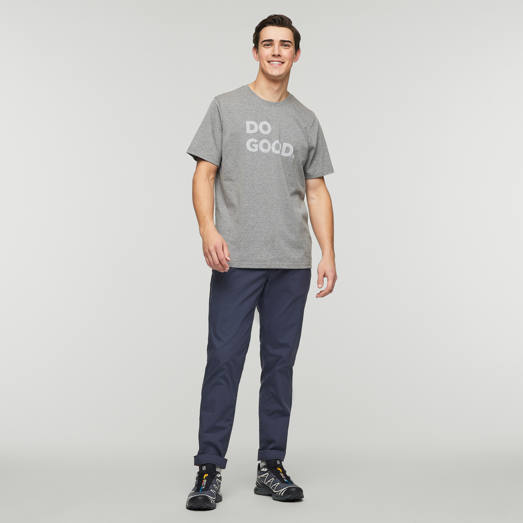 Do Good T-Shirt - Men's, Heather Grey, Model Kellan