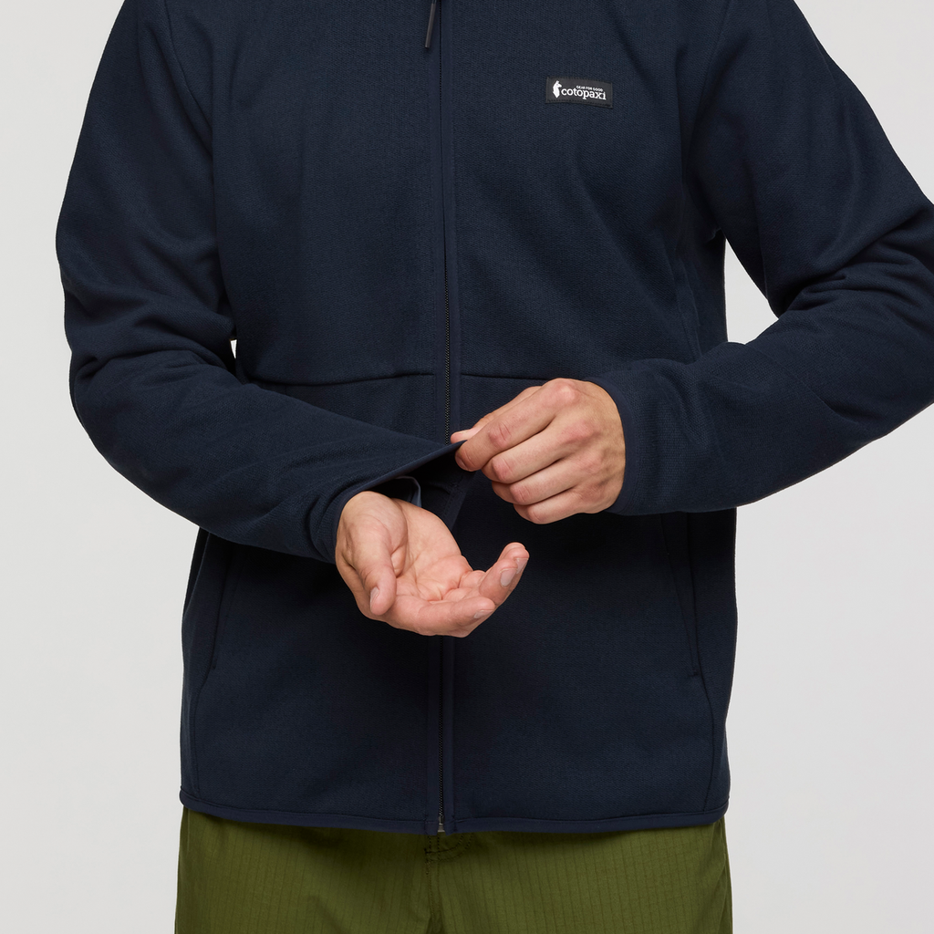 Envo Fleece Full-Zip Jacket - Men's, Heather Carbon, Model Kellan