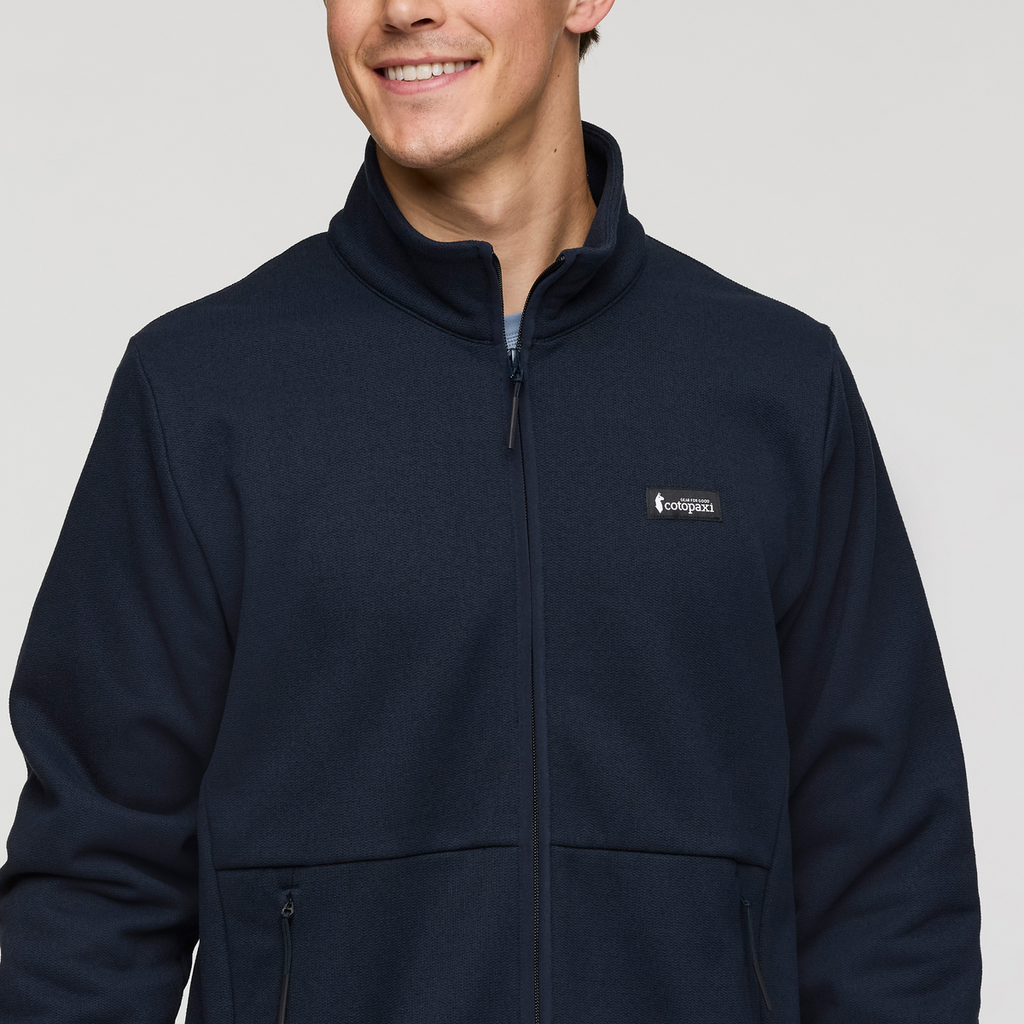 Envo Fleece Full-Zip Jacket - Men's, Heather Carbon, Model Kellan