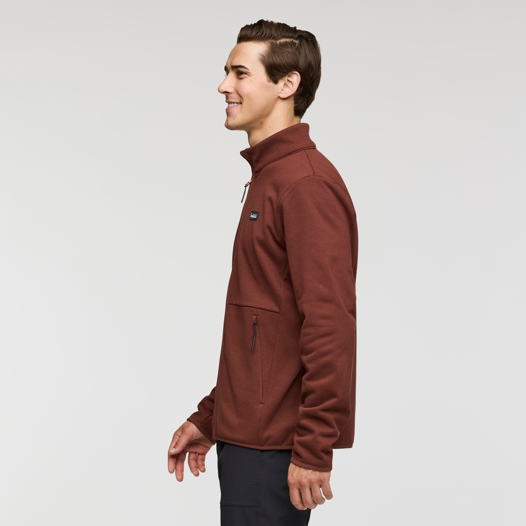 Envo Fleece Full-Zip Jacket - Men's, Heather Chestnut, Model Kellan