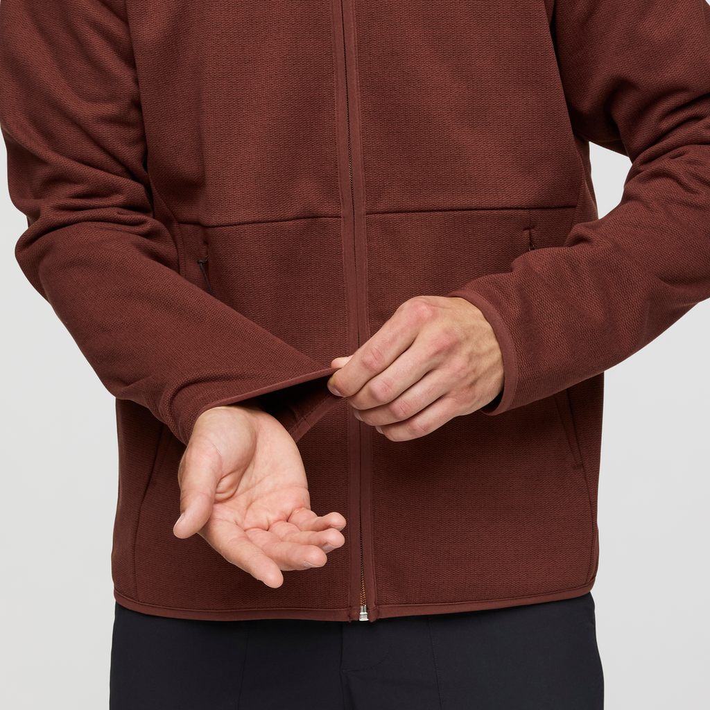 Envo Fleece Full-Zip Jacket - Men's, Heather Chestnut, Model Kellan