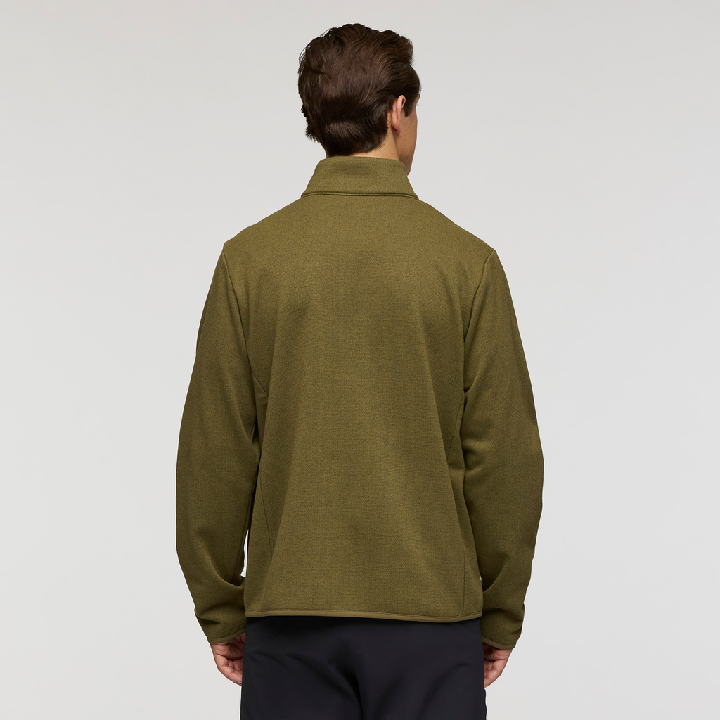 Envo Fleece Full-Zip Jacket - Men's, Heather Live Oak, Model Kellan