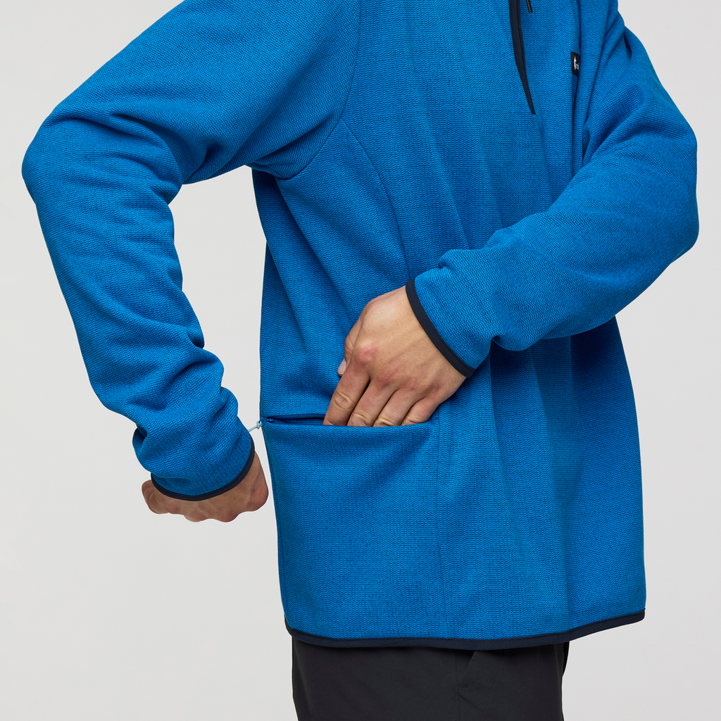 Envo Fleece Quarter-Zip Pullover - Men's, Heather Atlantic, Model Kellan