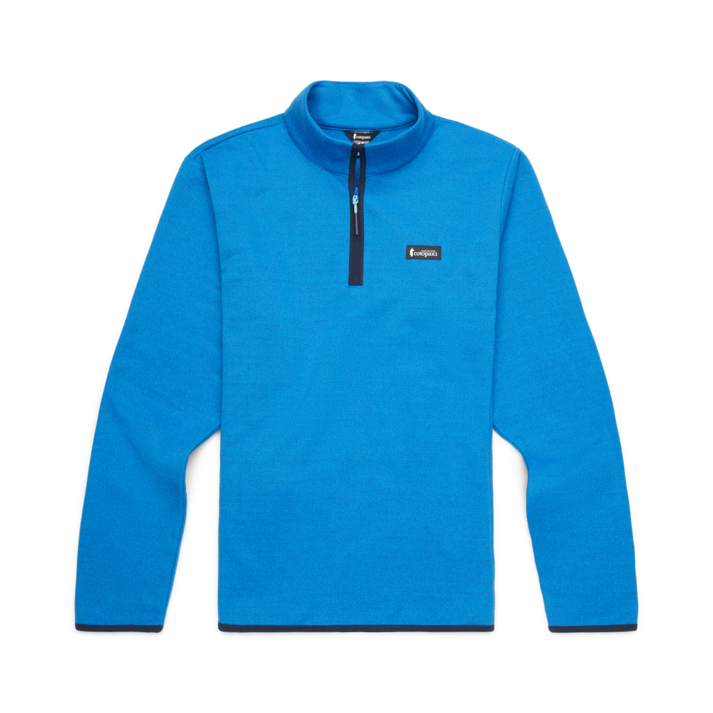 Envo Fleece Quarter-Zip Pullover - Men's, Heather Atlantic, Detail