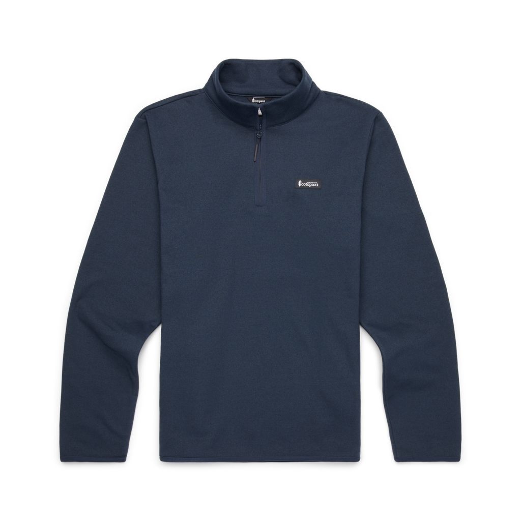 Envo Fleece Quarter-Zip Pullover - Men's, Heather Carbon, Detail, flatlay