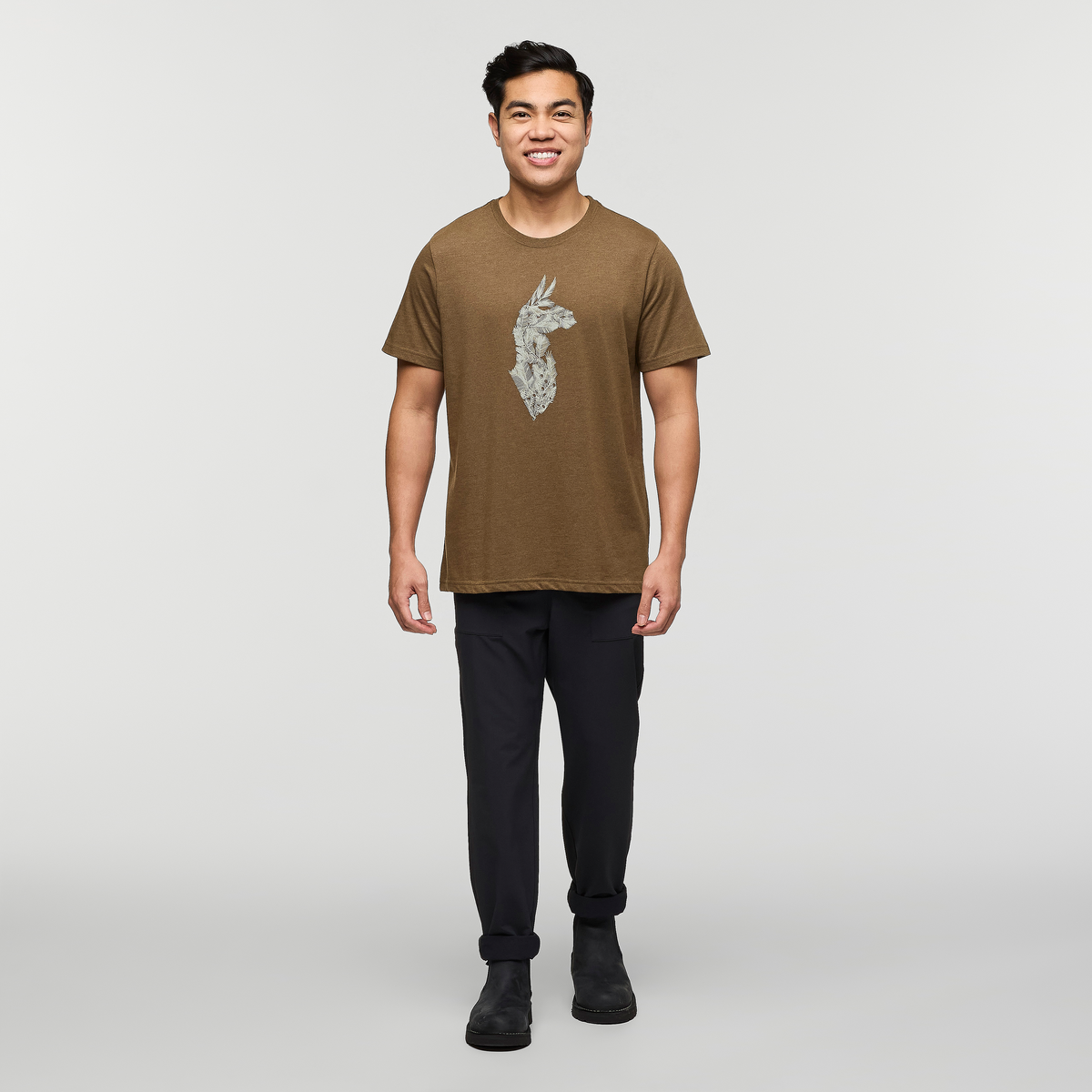 Into the Pines T-Shirt - Men's, Live Oak, Model Justin