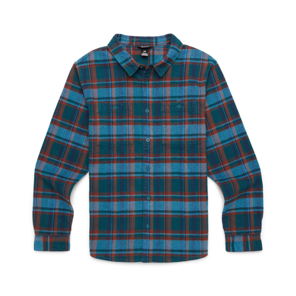 Mero Organic Flannel Shirt - Men's, Abyss Plaid, Detail