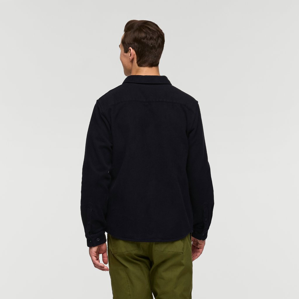 Mero Organic Flannel Shirt - Men's, Carbon, Model Kellan