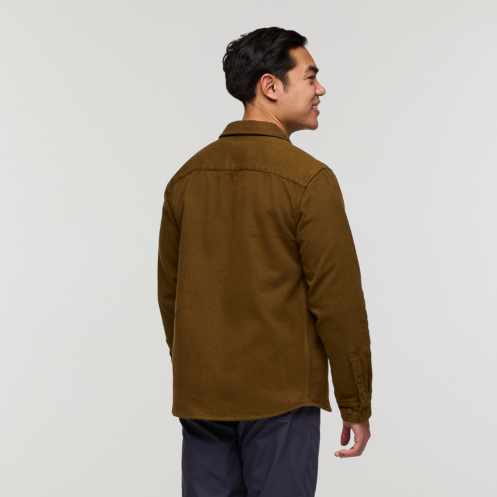 Mero Organic Flannel Shirt - Men's, Live Oak, Model Justin
