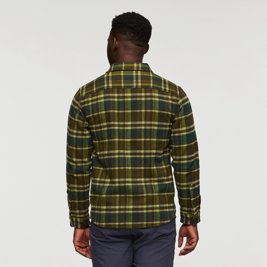 Mero Organic Flannel Shirt - Men's, Woods Plaid, Model Kirk
