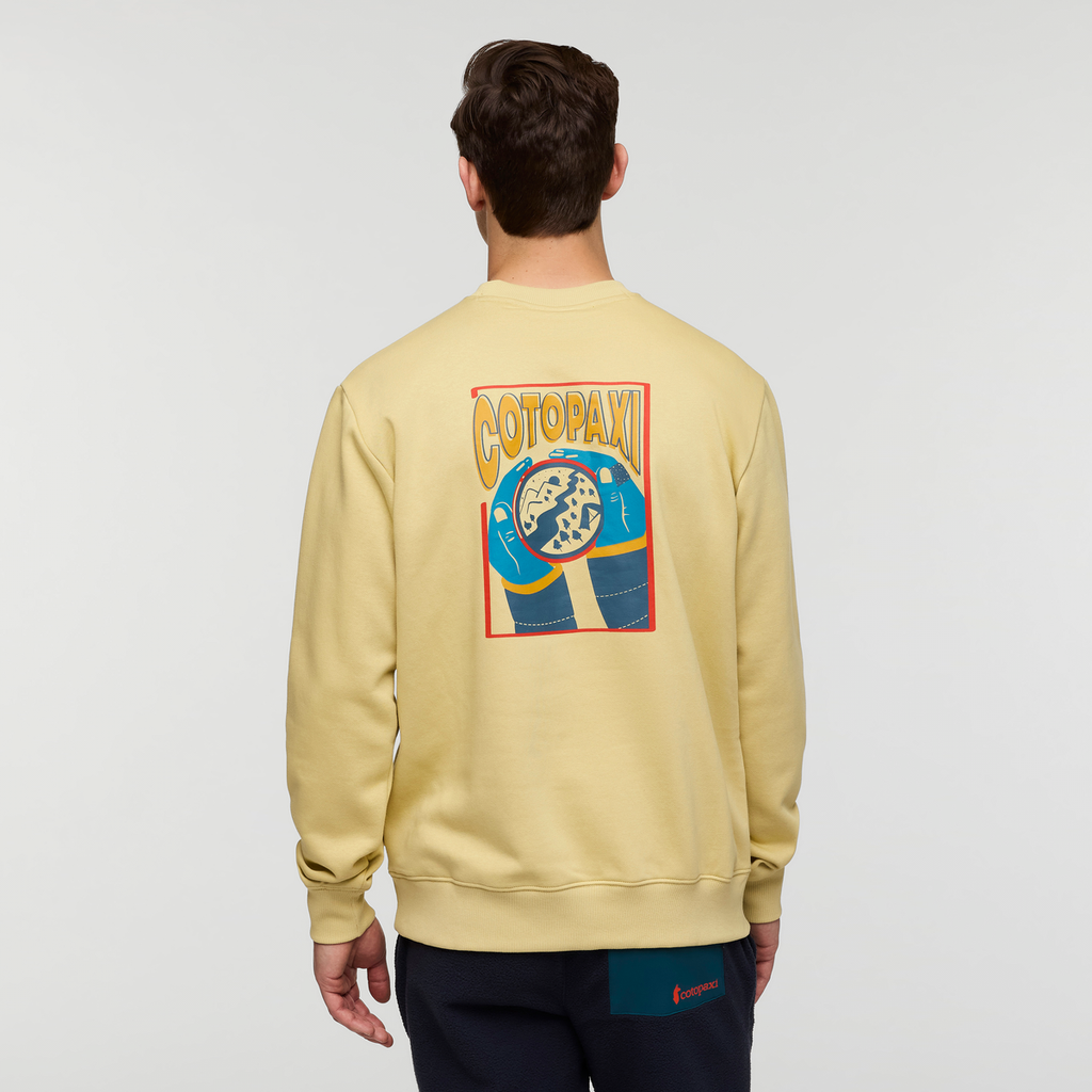 Morning Brew Crew Sweatshirt - Men's, Grain, Model Kellan