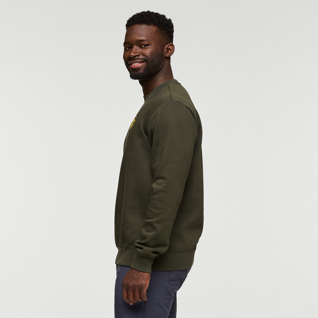 Morning Brew Crew Sweatshirt - Men's, Woods, Model Kirk