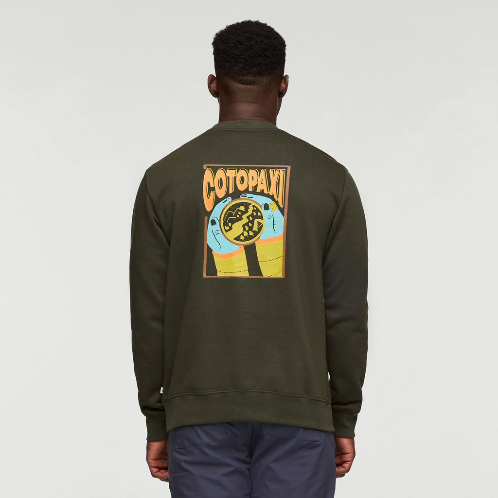 Morning Brew Crew Sweatshirt - Men's, Woods, Model Kirk
