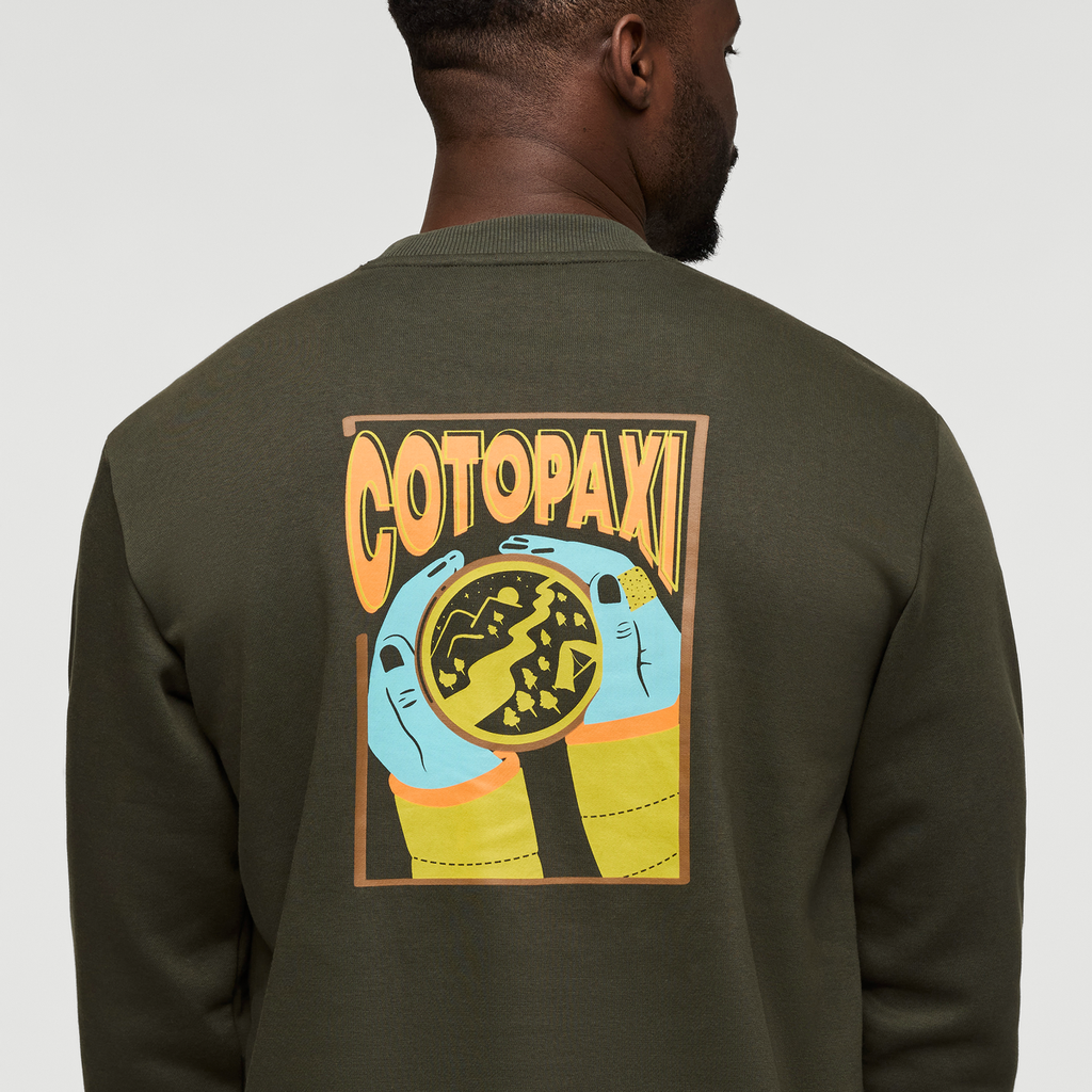 Morning Brew Crew Sweatshirt - Men's, Woods, Model Kirk