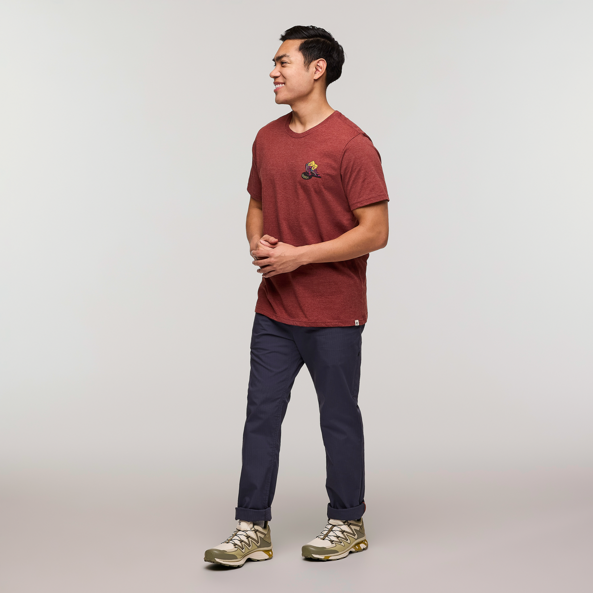 On the Trail Again T-Shirt - Men's, Rusty, Model Justin