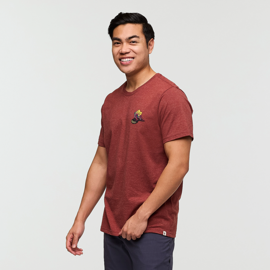On the Trail Again T-Shirt - Men's, Rusty, Model Justin