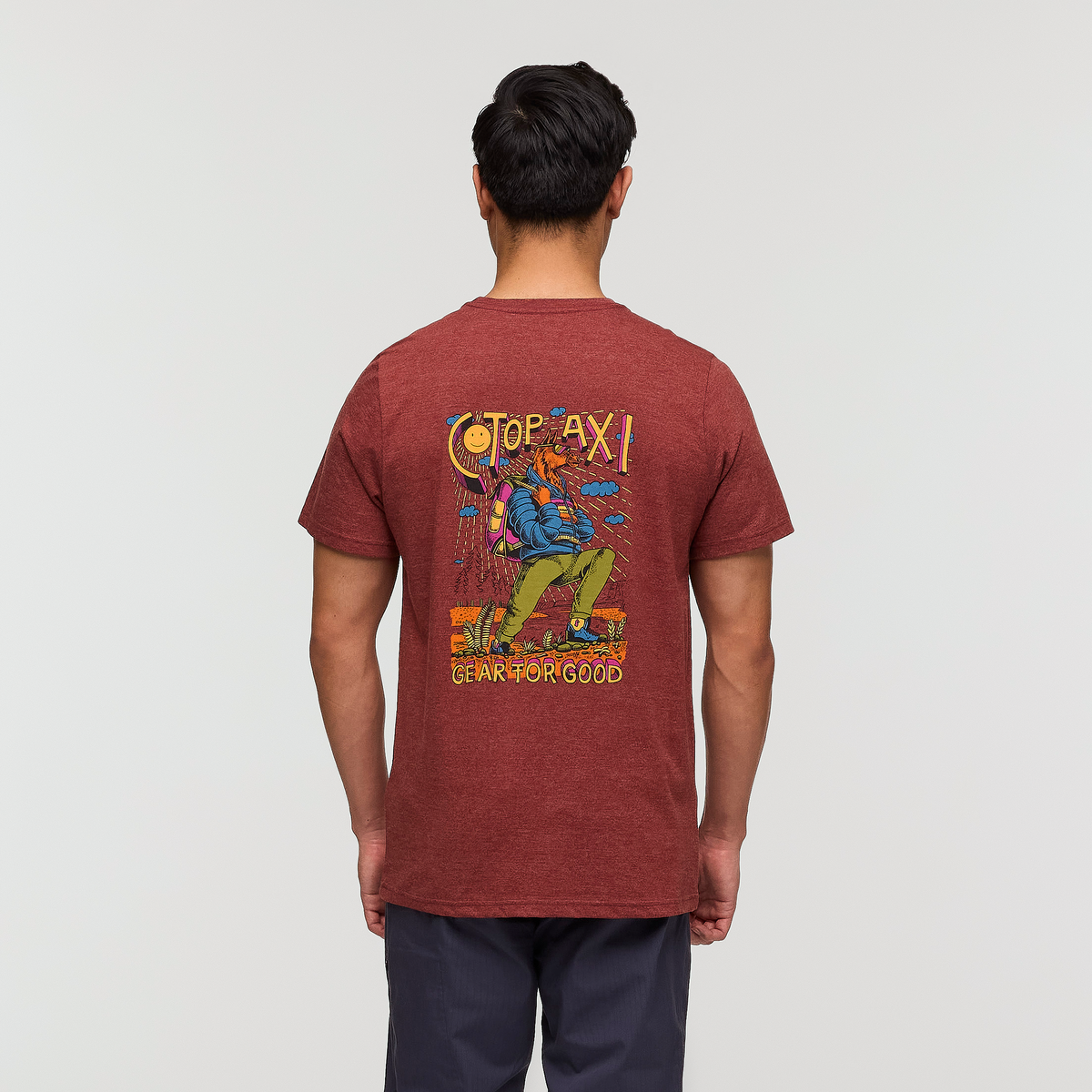 On the Trail Again T-Shirt - Men's, Rusty, Model Justin