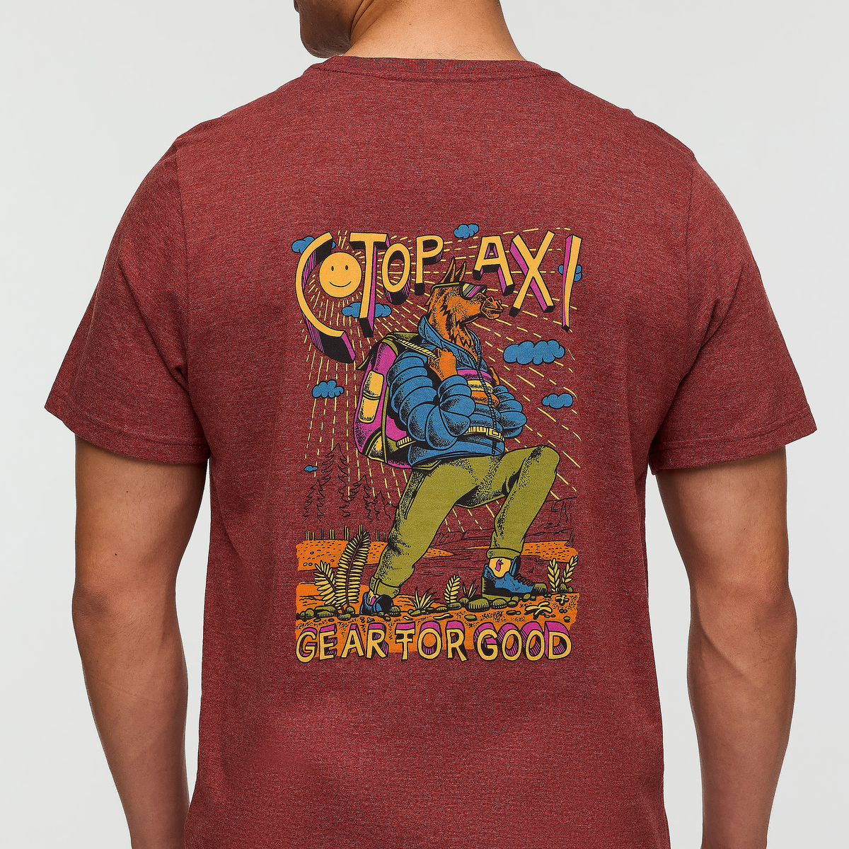 On the Trail Again T-Shirt - Men's, Rusty, Model Justin