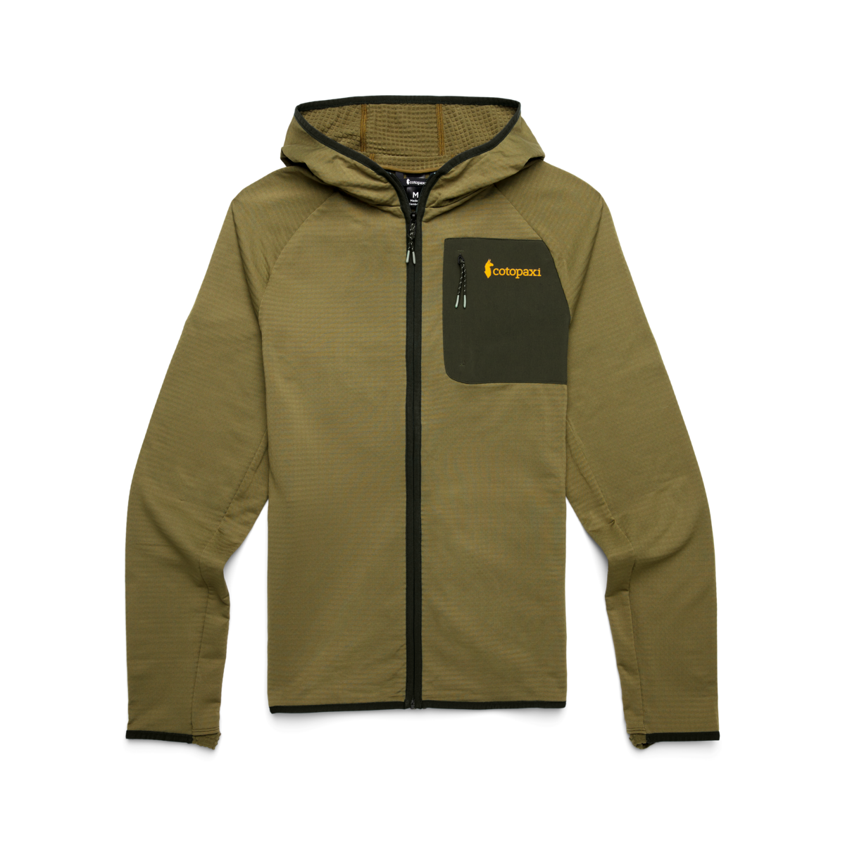 Otero Fleece Full-Zip Hooded Jacket - Men's, Live Oak