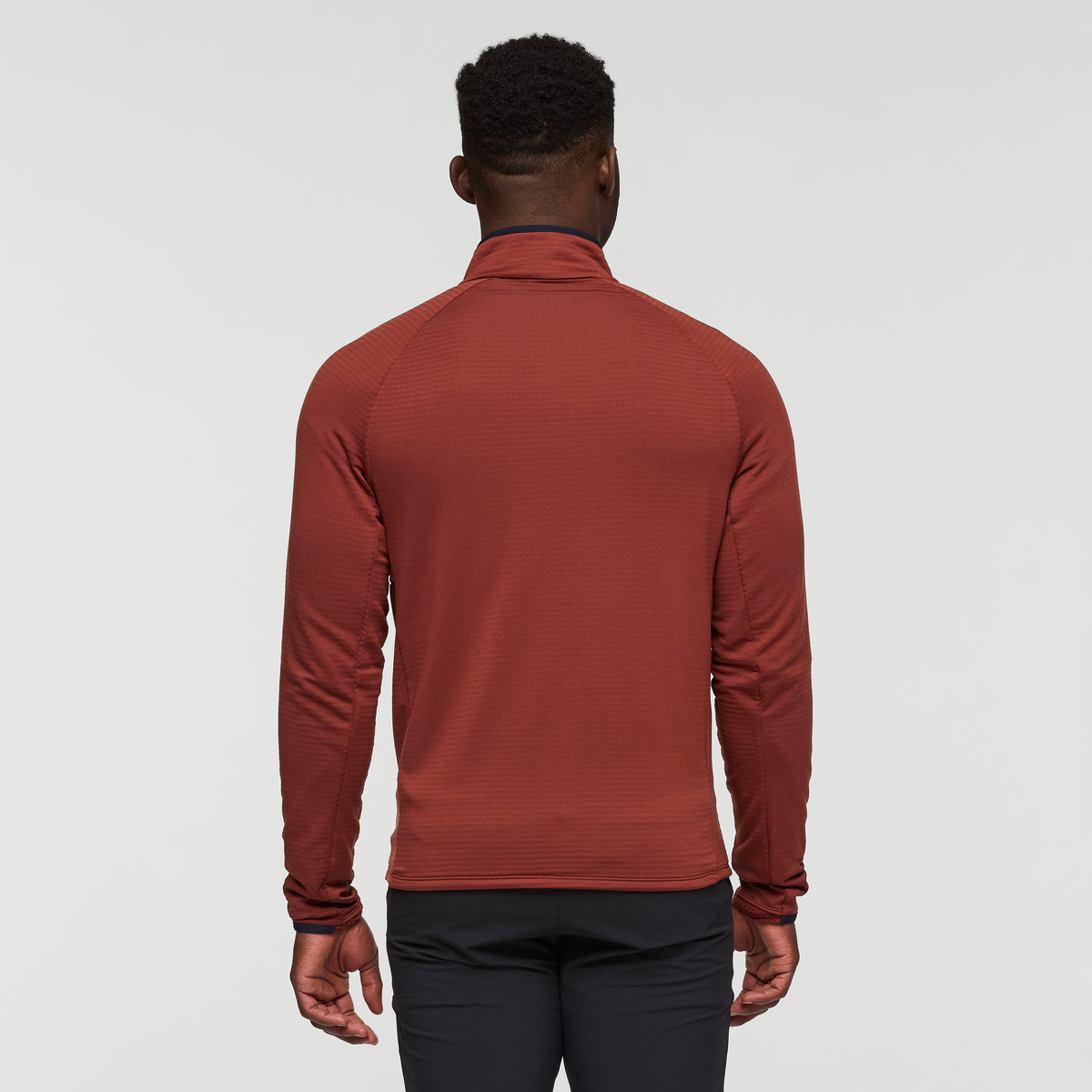 Otero Fleece Half-Zip Pullover - Men's, Rusty, Model Kirk