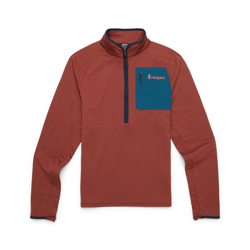 Otero Fleece Half-Zip Pullover - Men's, Rusty