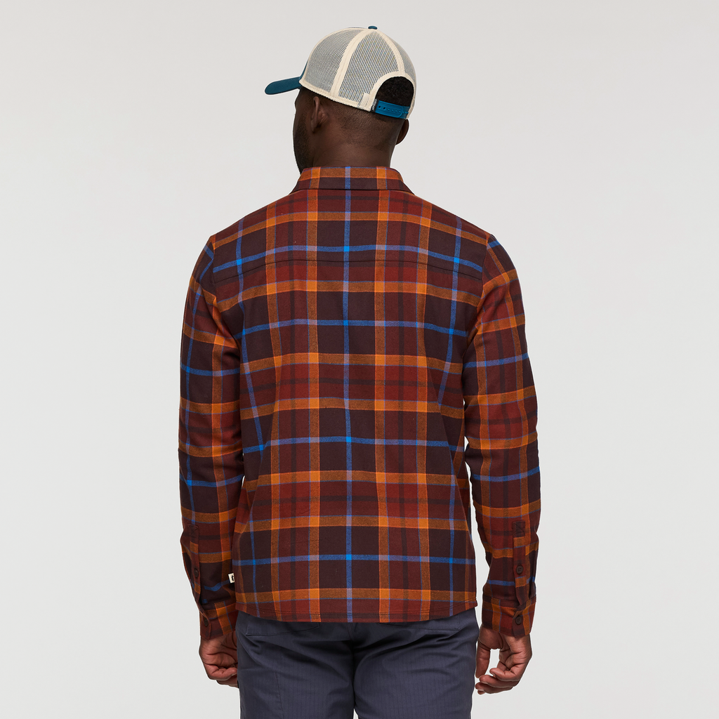 Quedo Flannel Shirt - Men's, Coffee Plaid, Model Kirk