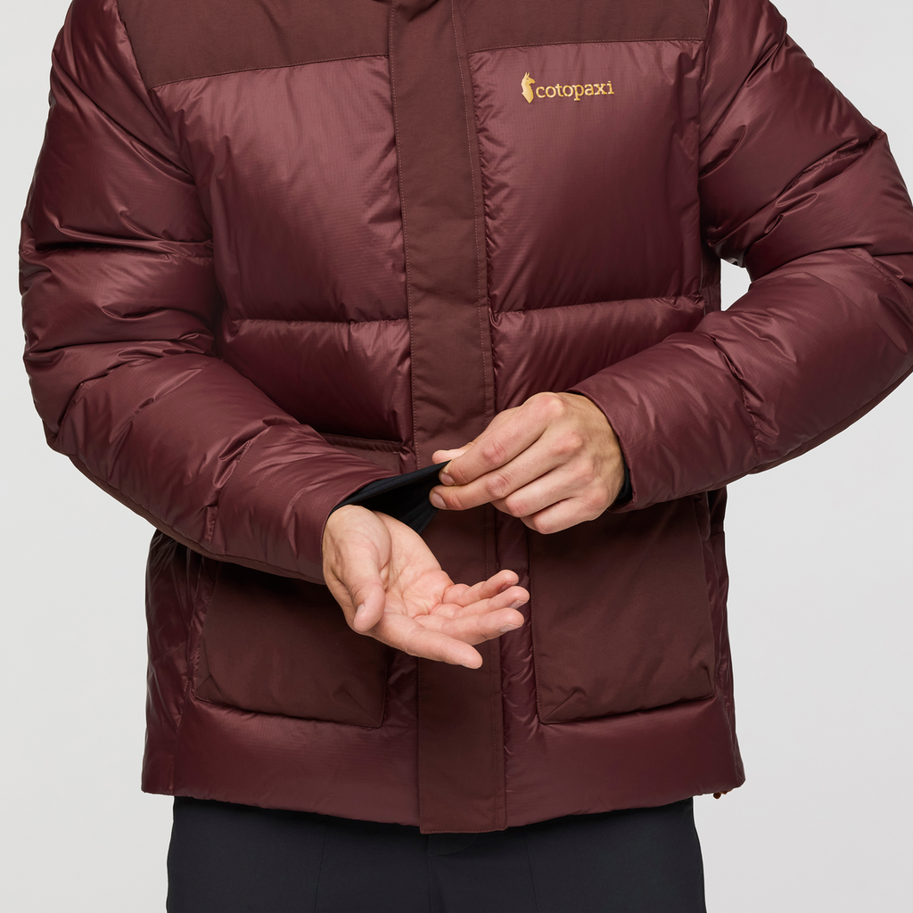 Solazo Down Parka - Men's, Chestnut, Model Kellan