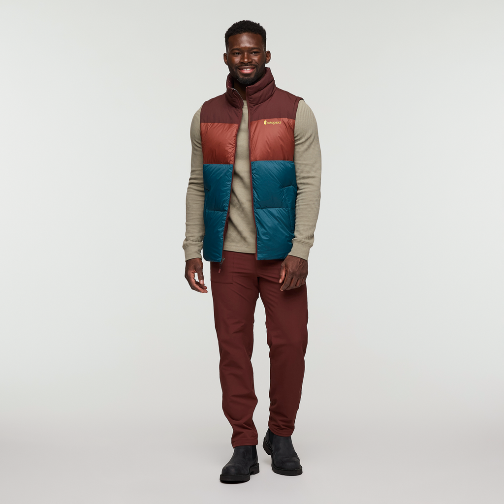 Solazo Down Vest - Men's, Chestnut/Rusty, Model Kirk