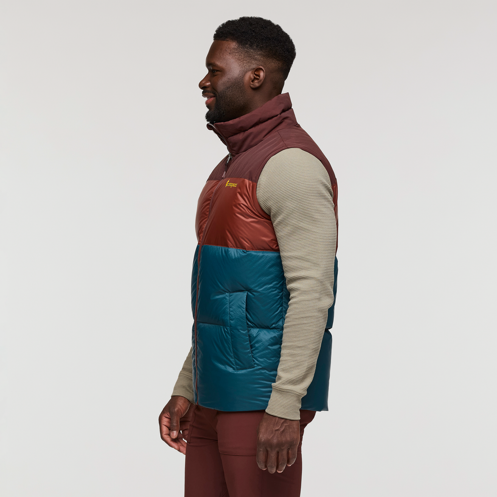 Solazo Down Vest - Men's, Chestnut/Rusty, Model Kirk