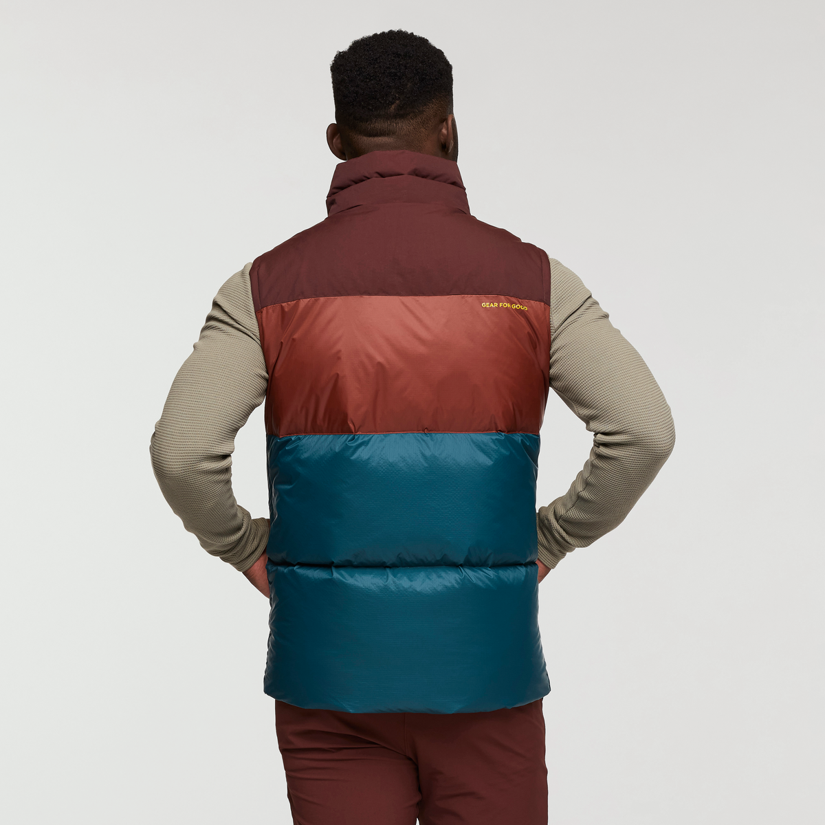 Solazo Down Vest - Men's, Chestnut/Rusty, Model Kirk