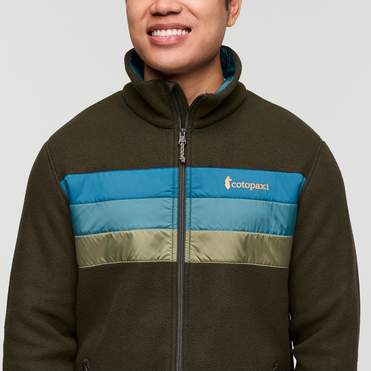 Teca Fleece Full-Zip Jacket - Men's, Happy Hiker, Model Justin