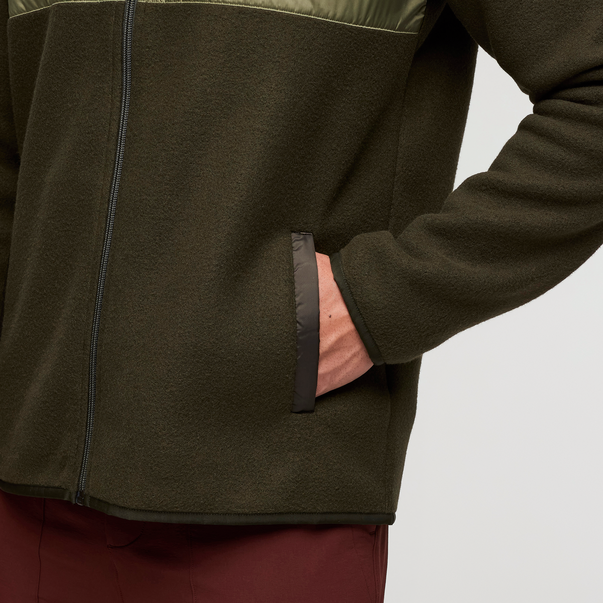 Teca Fleece Full-Zip Jacket - Men's, Happy Hiker, Model Justin