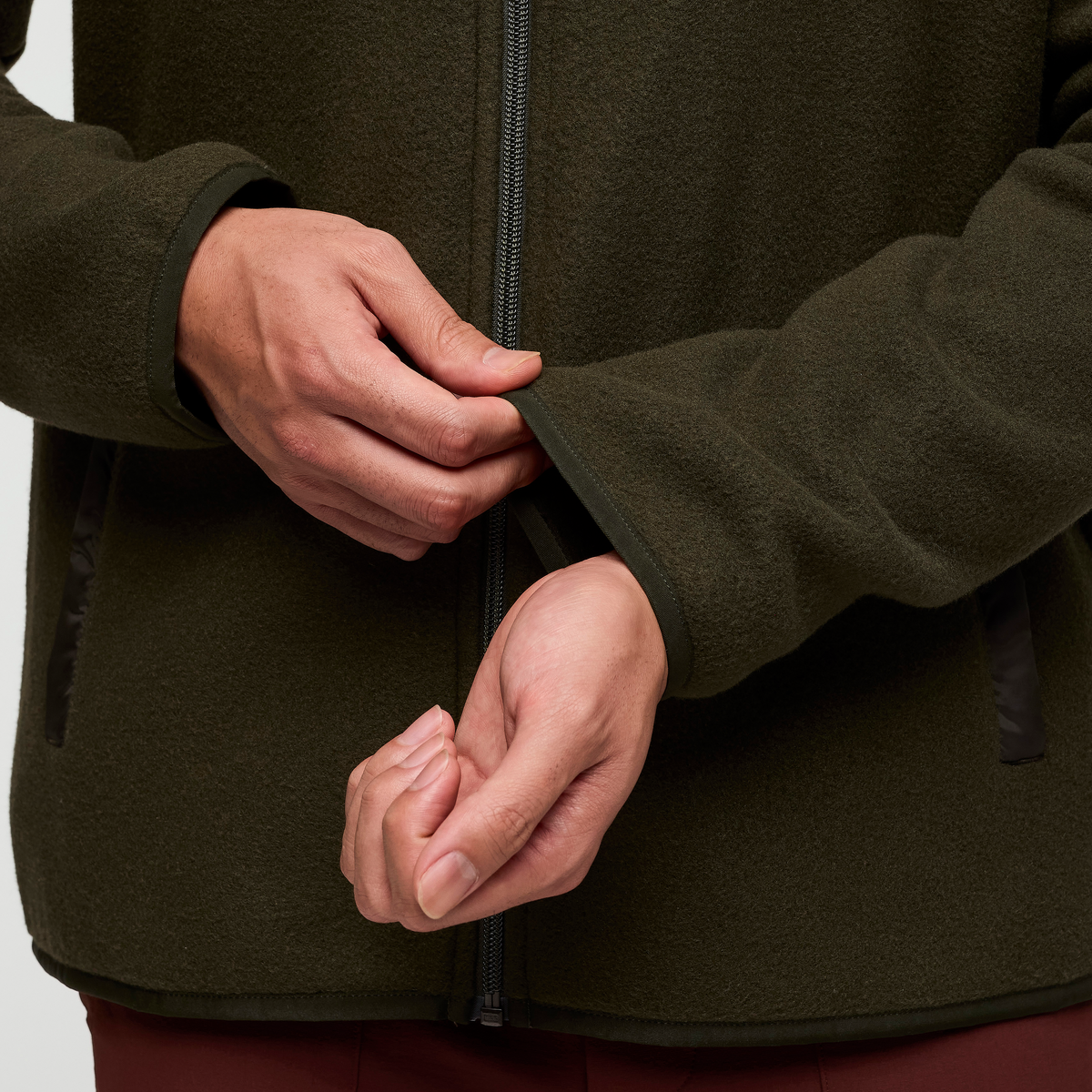 Teca Fleece Full-Zip Jacket - Men's, Happy Hiker, Model Justin