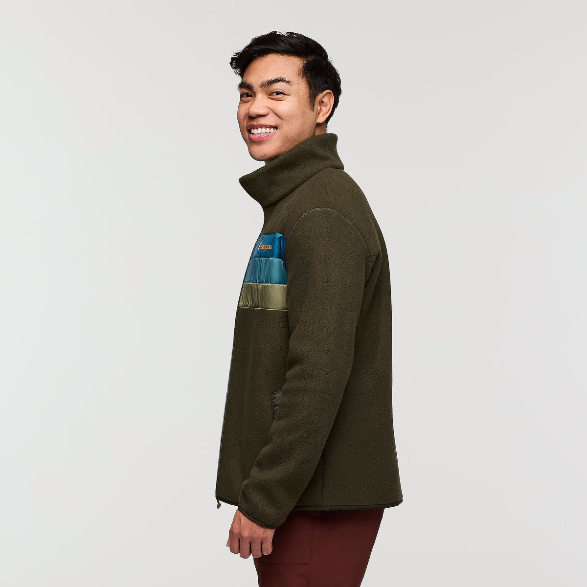 Teca Fleece Full-Zip Jacket - Men's, Happy Hiker, Model Justin