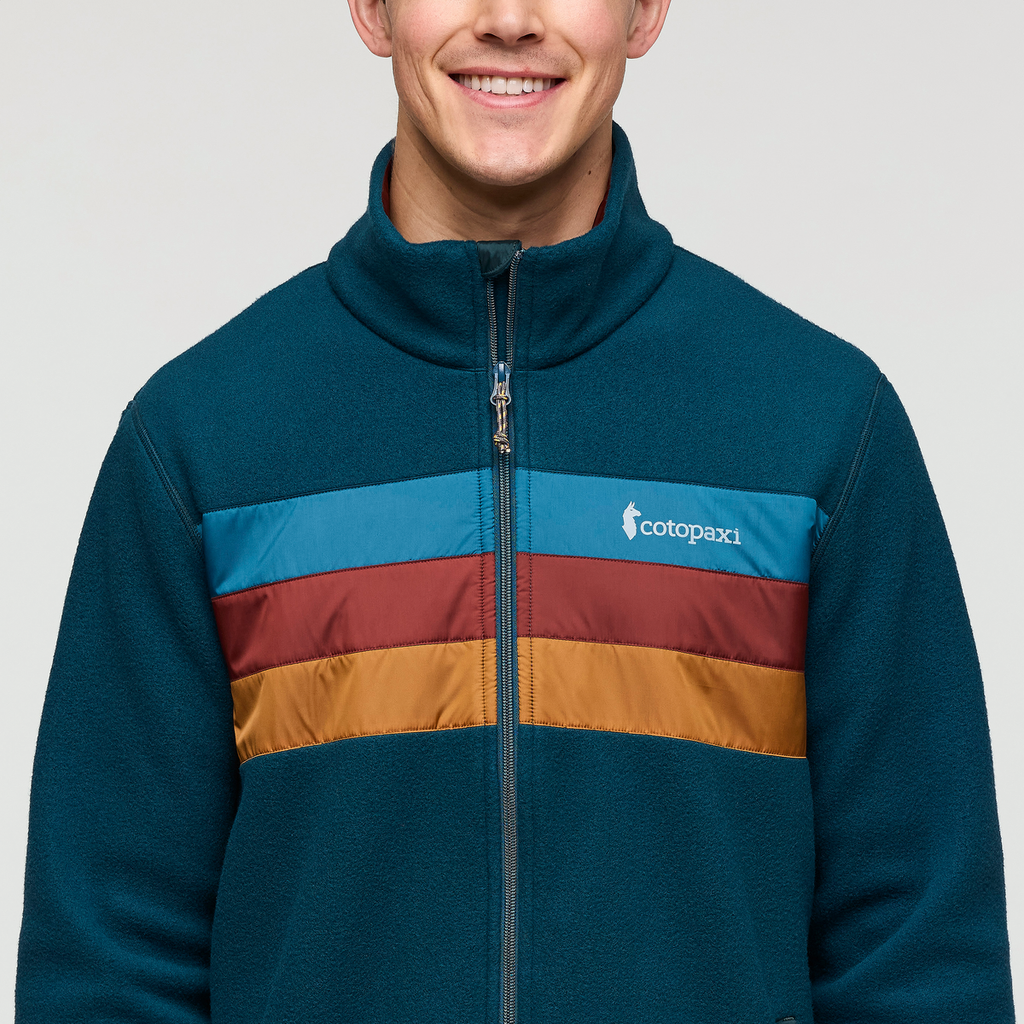 Teca Fleece Full-Zip Jacket - Men's, Skyfire, Model Kellan