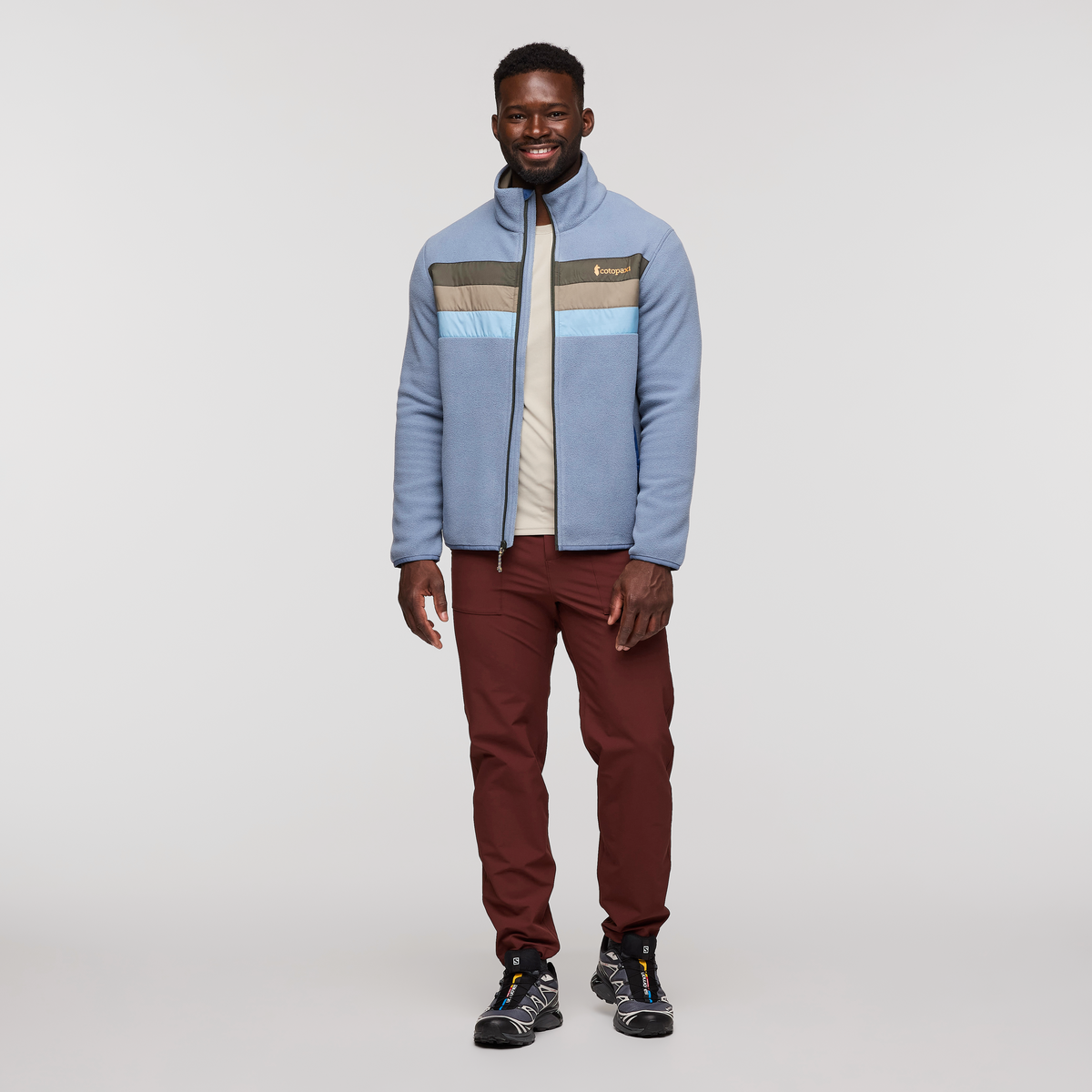 Teca Fleece Full-Zip Jacket - Men's, Swiss Alps, Model Kirk