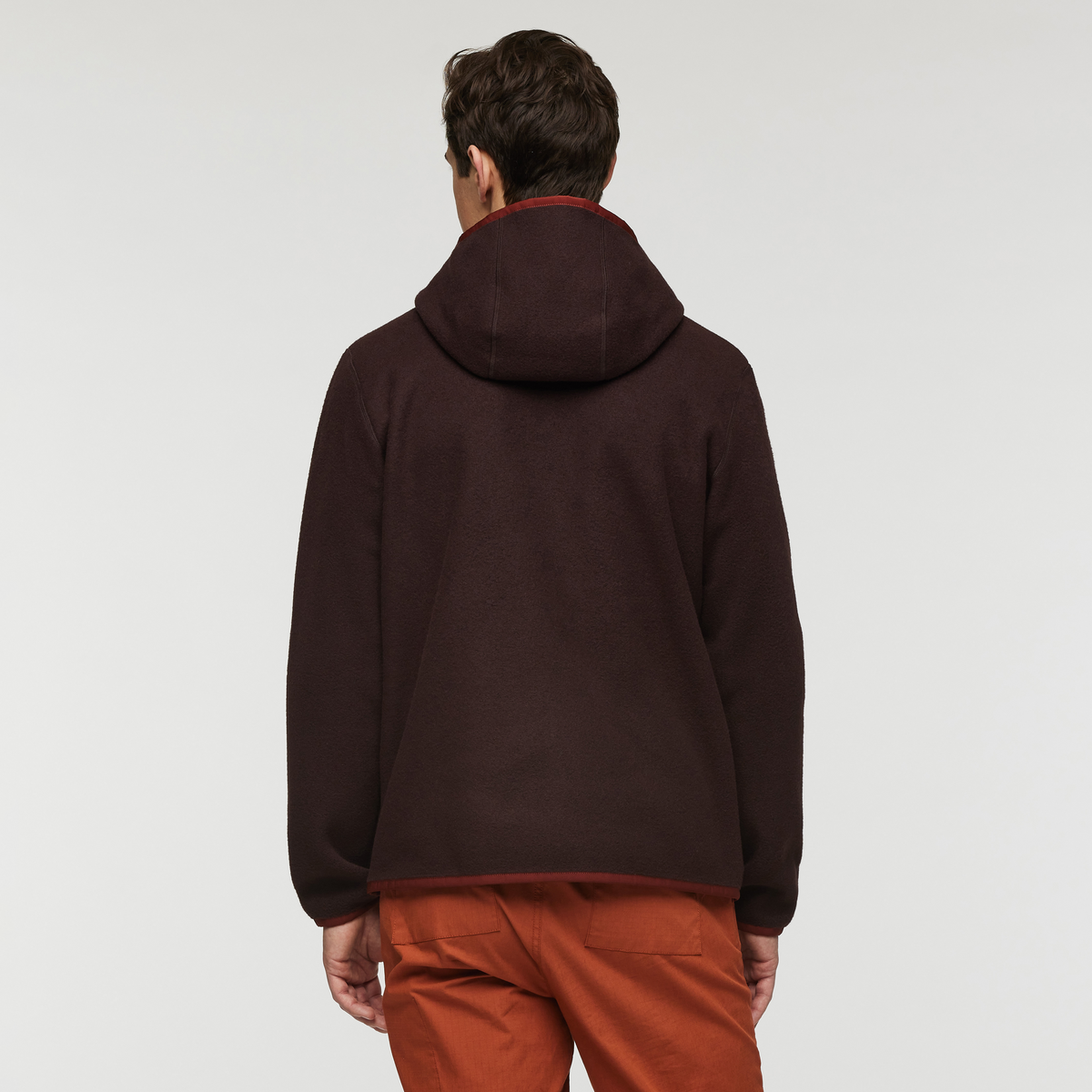 Teca Fleece Hooded Full-Zip Jacket - Men's, Sepia Sunset, Model Kellan