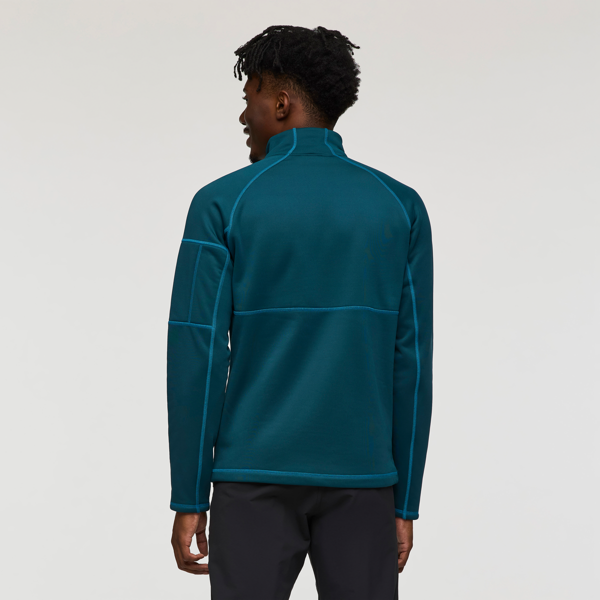 Tempa Fleece Half-Zip Pullover - Men's, Abyss, Model Nicolas